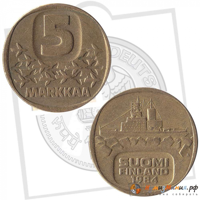 () Монета Финляндия 1984 год   &quot;&quot;     VF